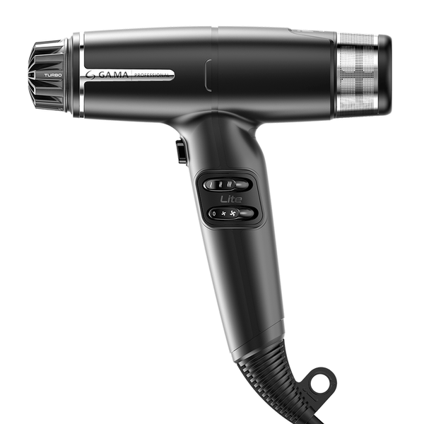 Secador de Cabelo IQ Lite Black Gama Italy 1600W 2 Velocidades 3 Temperaturas 220V