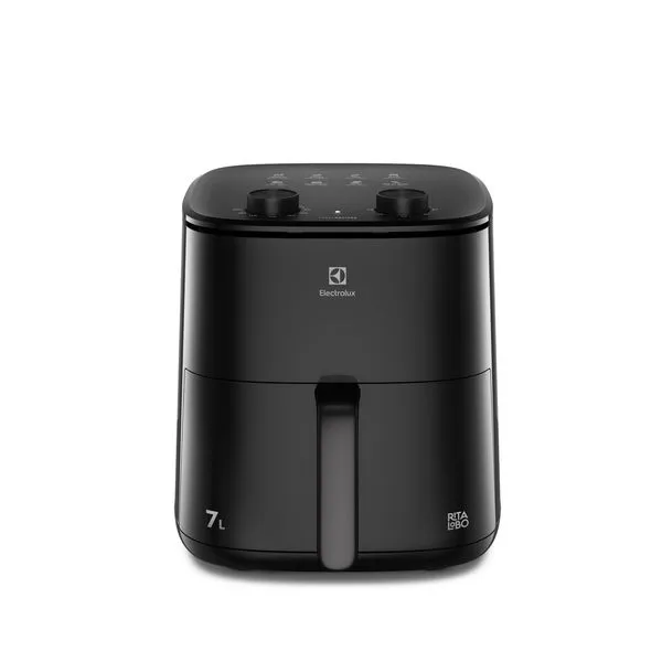 Air Fryer Electrolux por Rita Lobo 7L Preta Efficient 1700W (EAF70) 220V