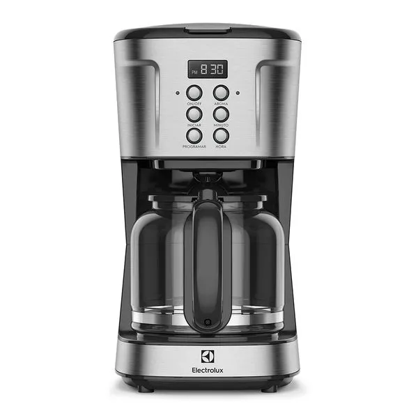 Cafeteira Elétrica Electrolux Digital 38 Xícaras Experience Programável com Timer Cor Inox (ECM30) 127V