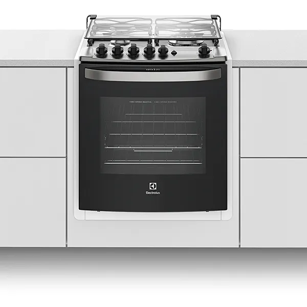 Fogão 4 Bocas de Embutir Electrolux Preto com Grill e Tripla Chama (56EBT) Bivolt