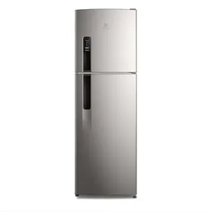 Geladeira Electrolux Frost Free 400L AutoSense Inverter Duplex Inox Look (IF44S) 127V