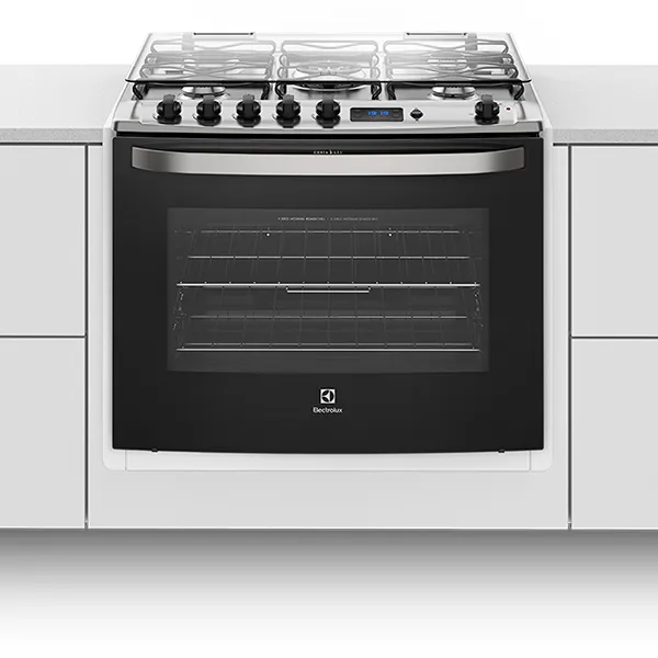 Fogão 5 Bocas de Embutir Electrolux Preto com Grill e Tripla Chama (76EBR) Bivolt