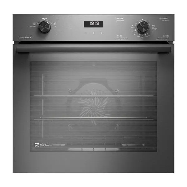 Forno a Gás de Embutir Electrolux 80 Litros OE8GF Experience, com Food Sensor, Cinza, 220V