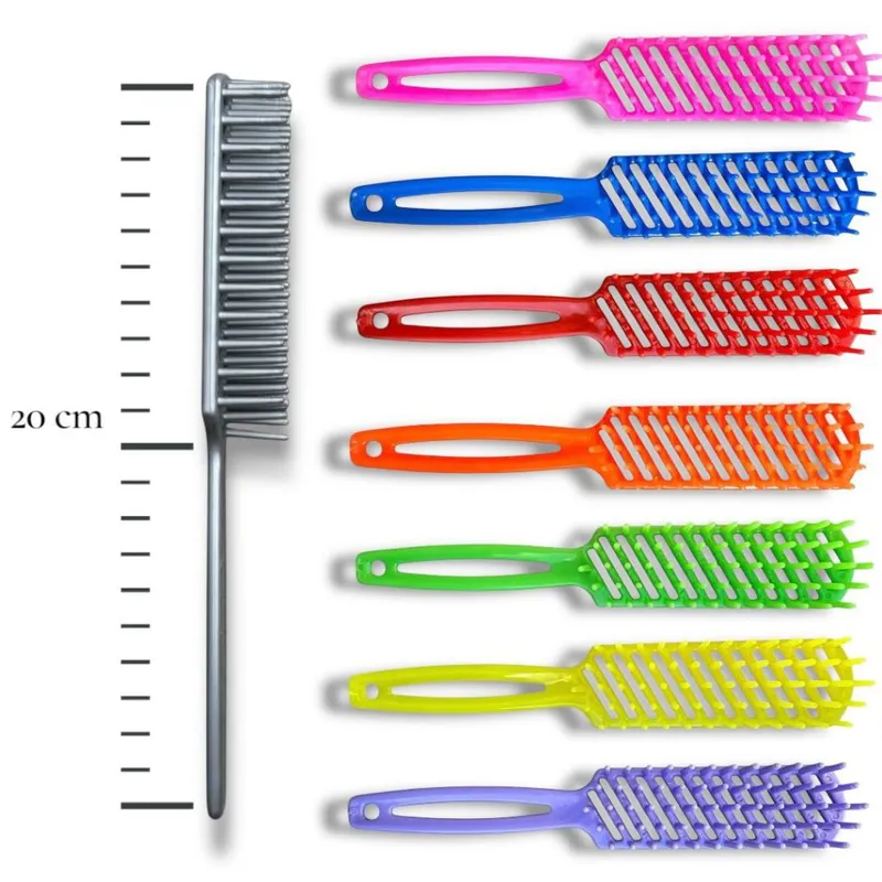 Kit 24 Pentes Escova Reta/ Jacaré / Bom Para Cabelereiro Escova Pentear Cabelos