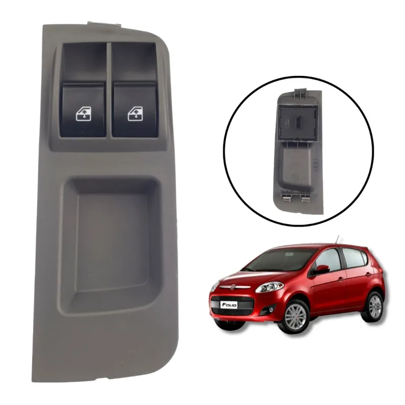 BOTÃO INTERRUPTOR VIDRO ELÉTRICO FIAT PALIO 2012/2015