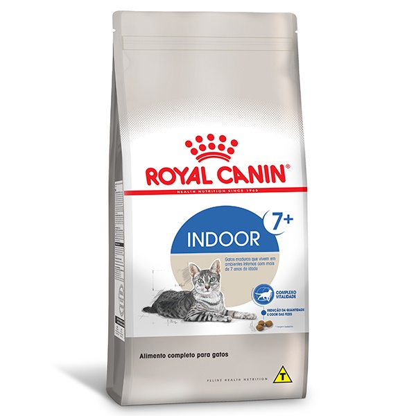 Ração Royal Canin Indoor 7+ para Gatos Adultos  - 1,5Kg