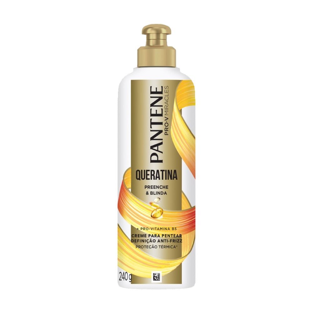 Creme para Pentear Pantene Pro-V Queratina Preenche&Blinda 240g