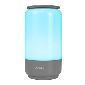 Luminaria Smart Zinnia Lyra, RGB, Cinza, ZNS-ZLA100-RGBCW01