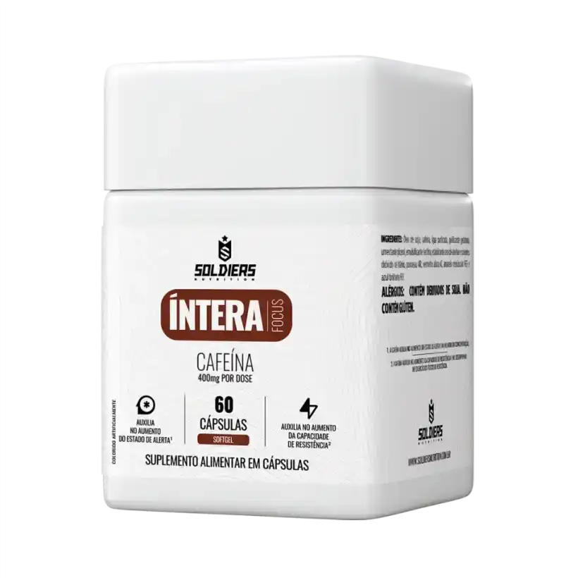Termogênico Cafeína Íntera Focus Energia e Concentração em Cápsulas - Soldiers Nutrition