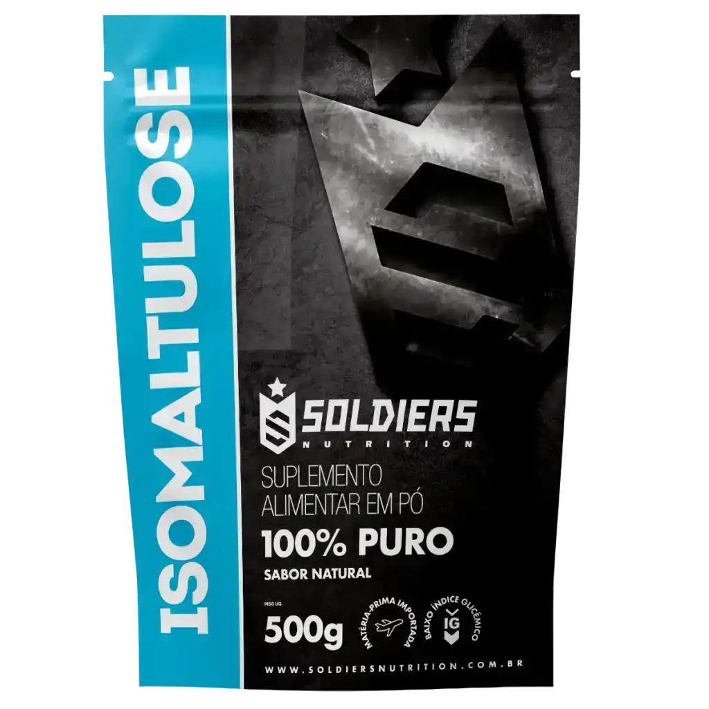 Isomaltulose 500g - 100% Puro Importado - Soldiers Nutrition