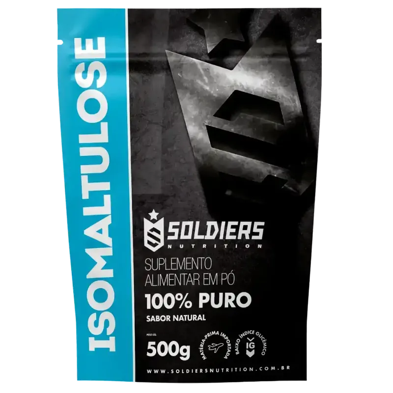 Isomaltulose 500g - 100% Puro Importado - Soldiers Nutrition