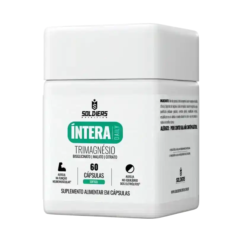 Trimagnésio Íntera Focus Relaxamento Muscular e Sono - Soldiers Nutrition