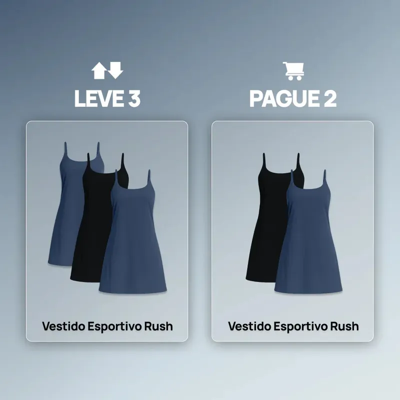 Vestido Curto Rush - Leve 3 Pague 2