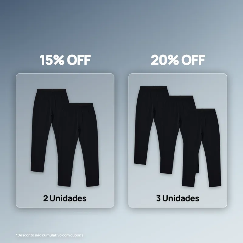 Calça Tecnológica Masculina FutureForm® - Desconto Progressivo