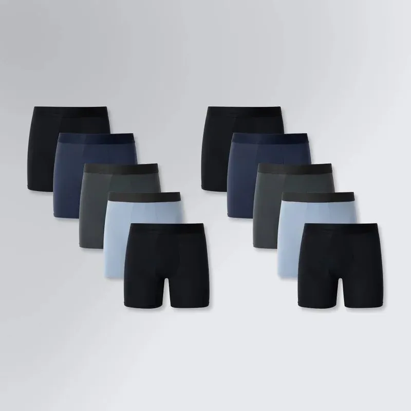 Kit 10 Cuecas Boxer Performance