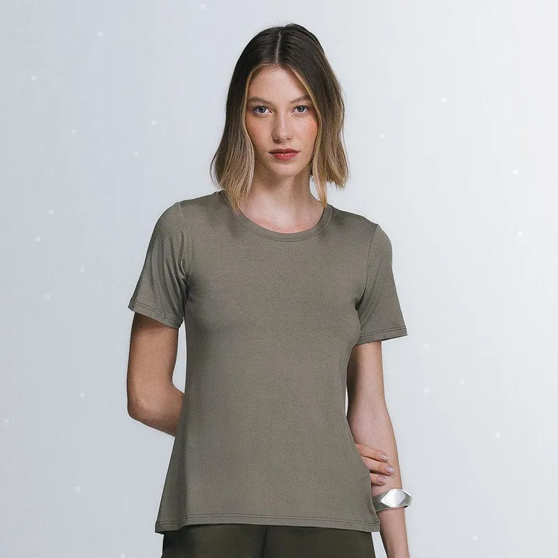 Camiseta Básica Tech Daily Feminina - c+