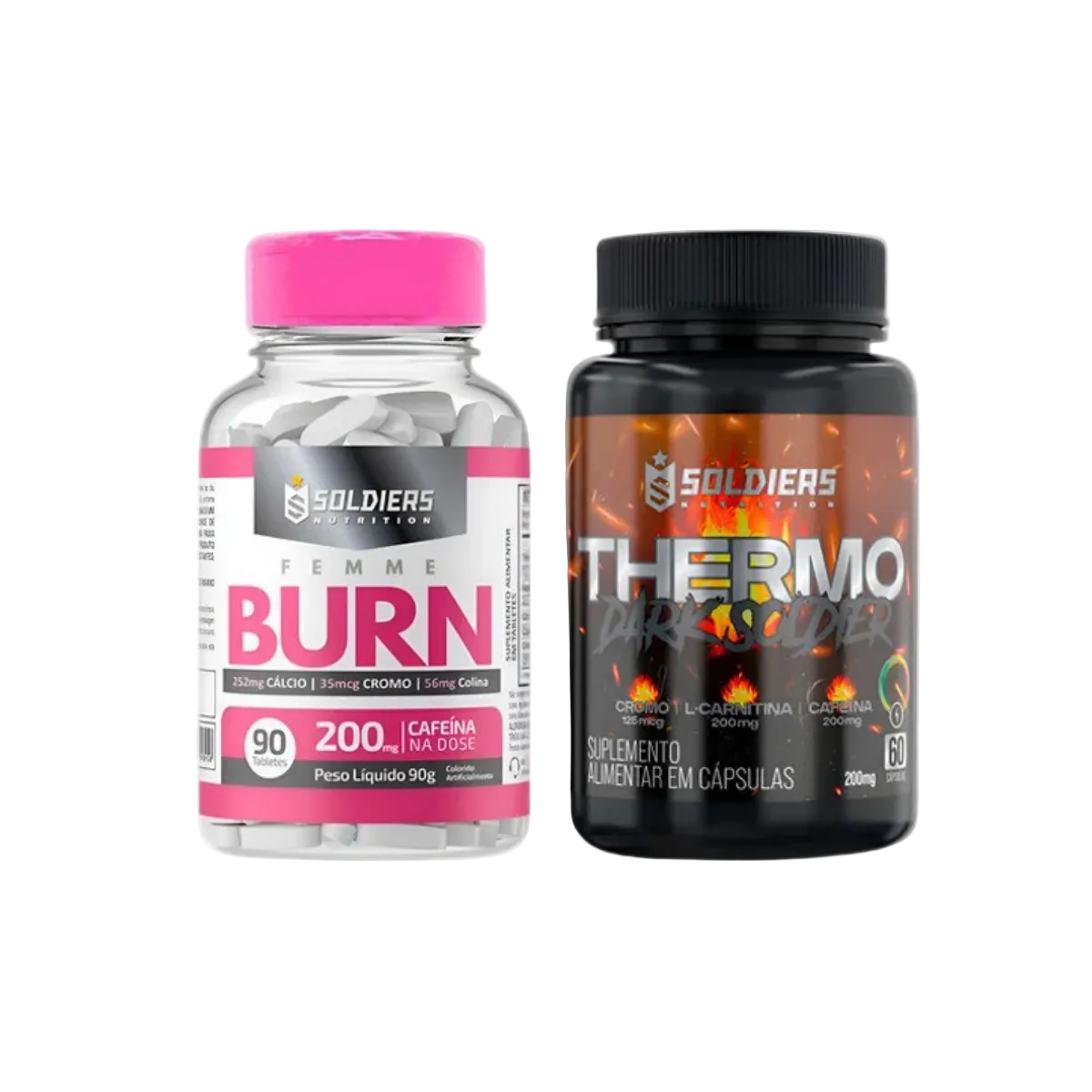 Kit: Femme Burn + Thermo Dark - Soldiers Nutrition