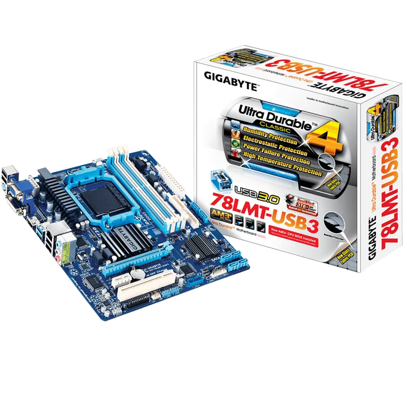 Placa Mãe AM3/AM3 DDR3 Gigabyte A-78LMT-S2