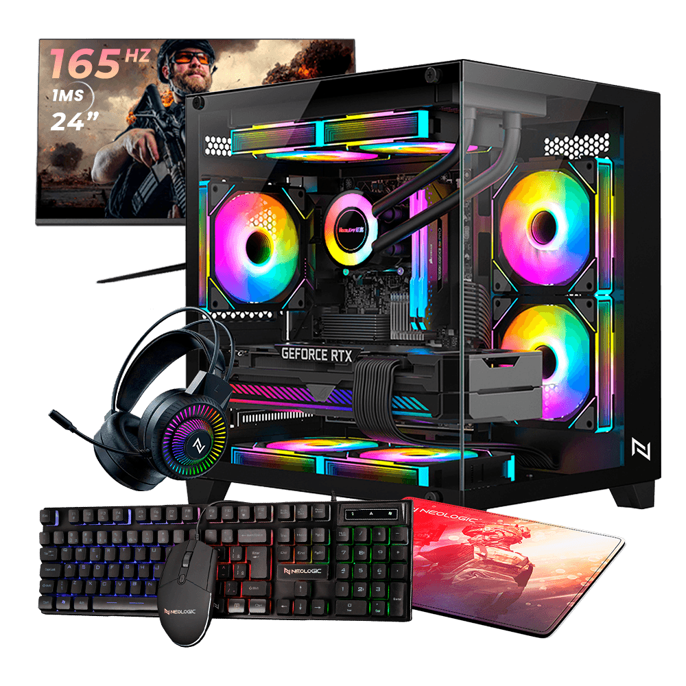 PC Gamer Ryzen 5 8500G 32GB DDR5 5200Mhz RTX 4060 B650 SSD 480GB