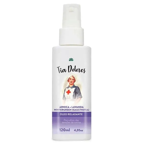 Óleo Relaxante WNF Para Alivio das Tensões de Rotina Tia Dolores - 120 ml