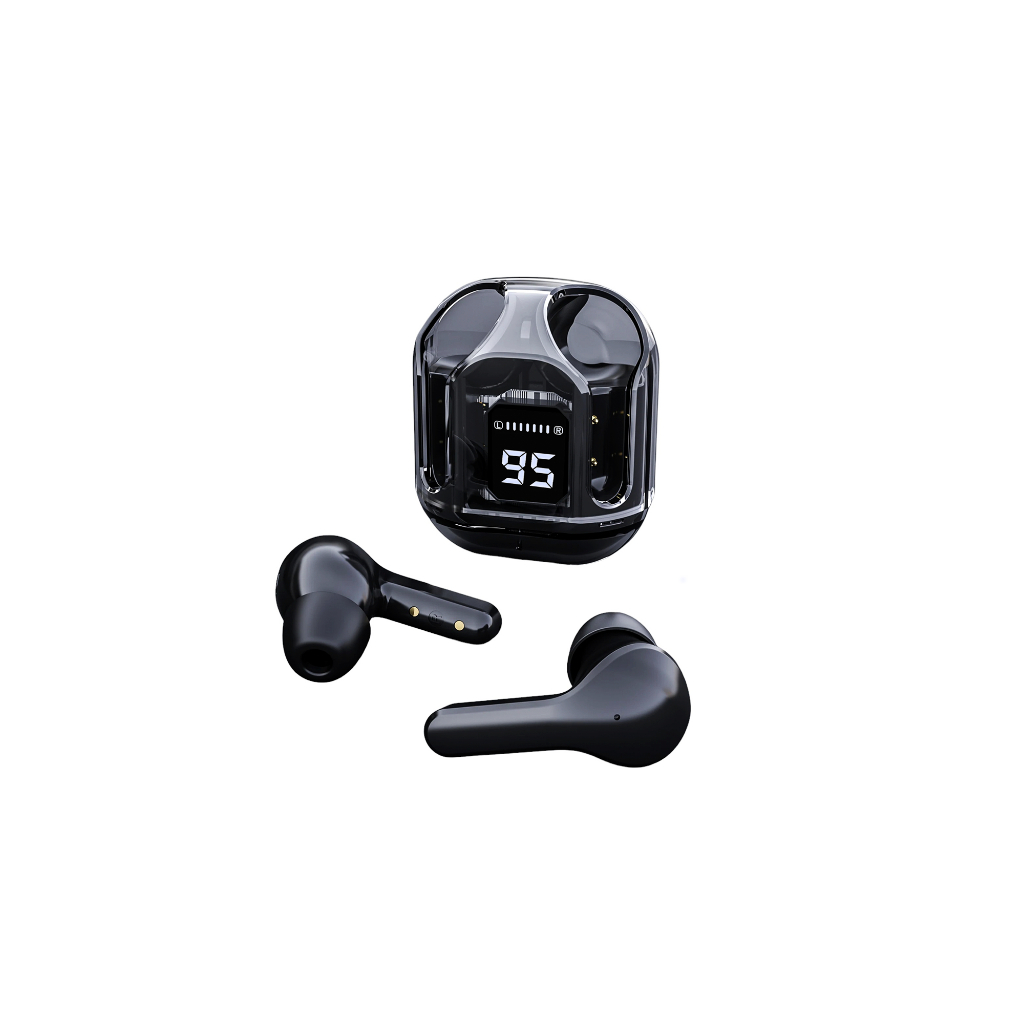 Super Fone De Ouvido Fofinho Bluetooth Cor Preto Par Sem Fio Duplo Versão Global 2026