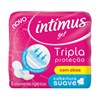 Absorvente Intimus Gel Tripla Proteção Cobertura Suave Com Abas - 8 Unidades