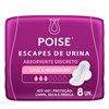 Absorvente Poise Escapes De Urina Leve A Moderado Com Abas - 8 Unidades