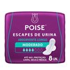 Absorvente Poise Escapes De Urina Moderado Com Abas - 8 Unidades