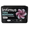 Absorvente Intimus Noturno Toda Renovada Cobertura Suave Com Abas - 14 Unidades
