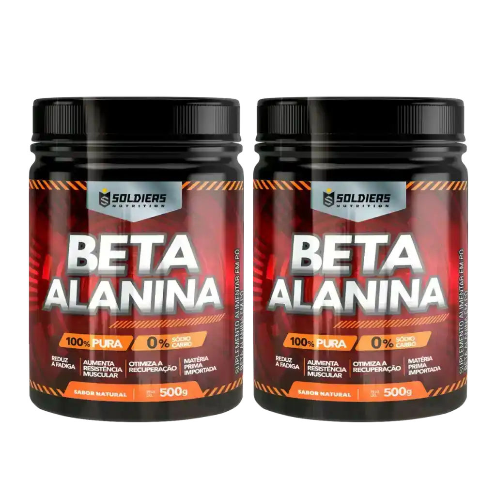 Beta Alanina 1kg - 100% Pura Importada - Soldiers Nutrition