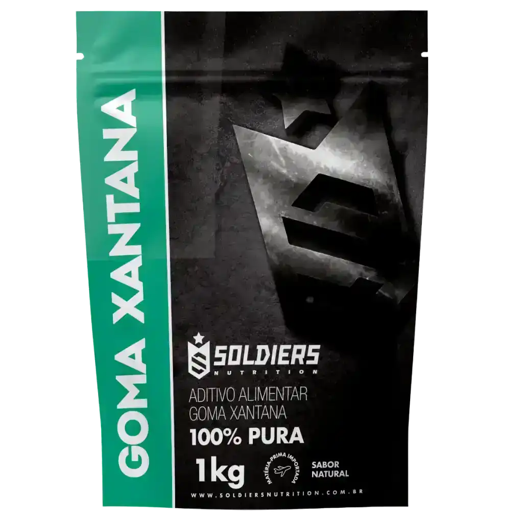 Goma Xantana 1Kg - 100% Puro Importado - Soldiers Nutrition