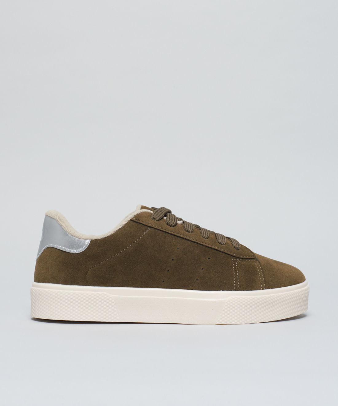 Tenis Camurca Soft Juliana - Verde Militar