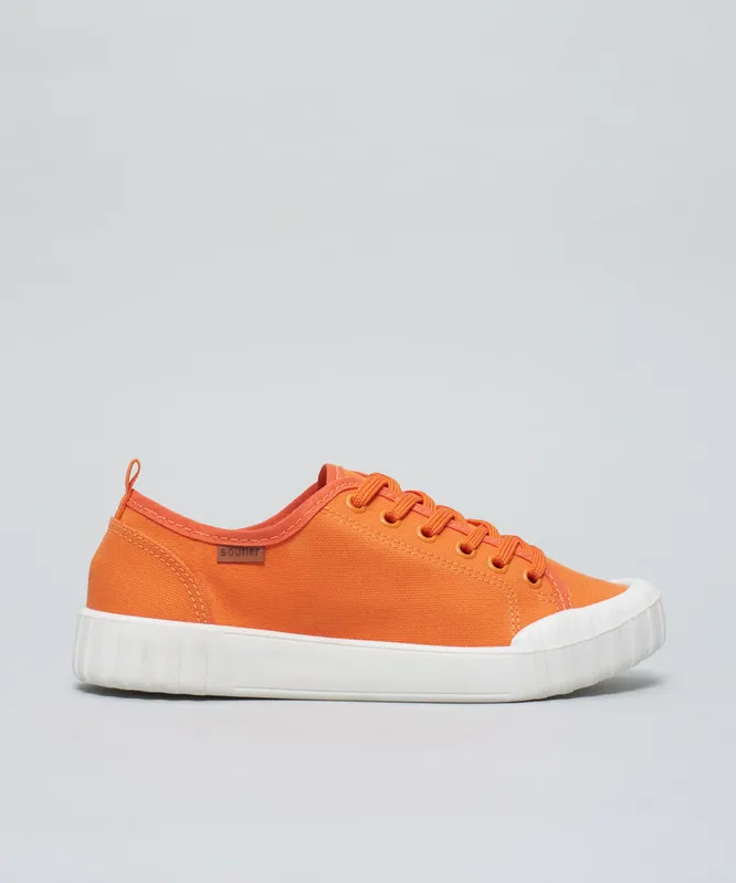 Tenis Lona Traseiro - Ocre