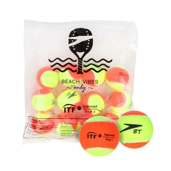 kit com 12 bolas de Beach Tennis SpeedoBT - YELLOW ÚNICO