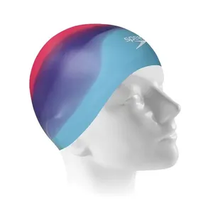 Touca de natação cabelos volumosos de silicone Ladies Cap - HOLI BLUE ÚNICO