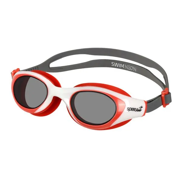 Óculos de Natação Para Adulto Swim Neon - VERMELHO NEON FUME ÚNICO