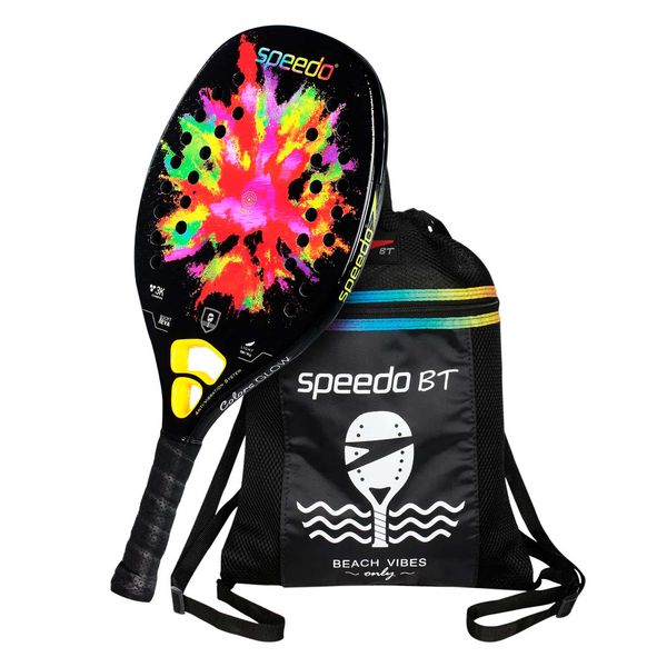 Raquete de Beach Tennis 3K Colors Glow + Beach Bag - COLORS ÚNICO