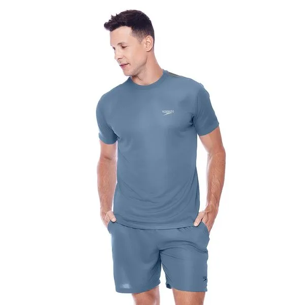 Camiseta Player - AZUL AÇO STONE P