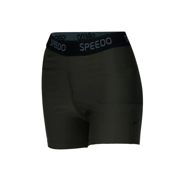 Shorts Feminino Com Elástico Personalizado - VERDE MILITAR M