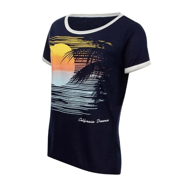 Camiseta California Feminina - NAVY BLUE P