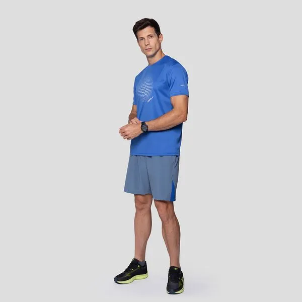 Camiseta Masculina Manga Curta Vórtice - AZUL ROYAL G