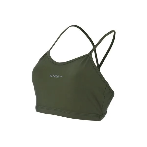 Top Fitness Ecológico de alça fina - VERDE OLIVA GG