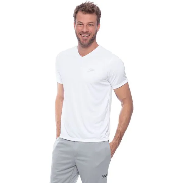 Camiseta Masculina Speedo Mesh - BRANCO PP