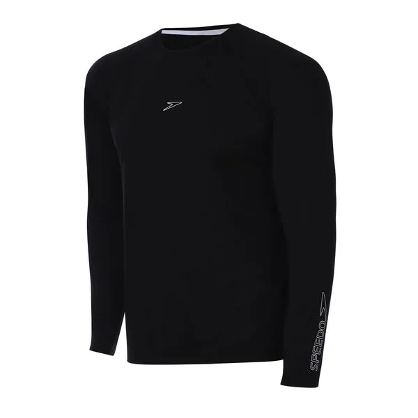 Camiseta manga longa masculina Heritage - PRETO M