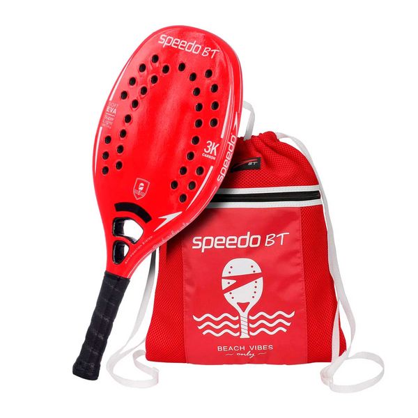 Raquete Red Beach Tennis 3K + Beach Bag - RED ÚNICO