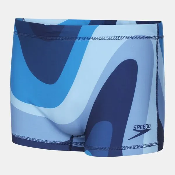 Sunga Boxer Beach Waves - AGUA MARINHA P