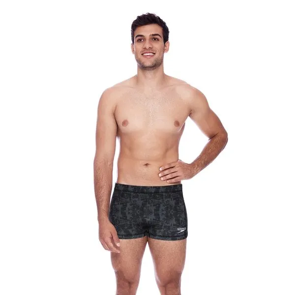 Sunga High Speedo Boxer Graphic - PRETO G