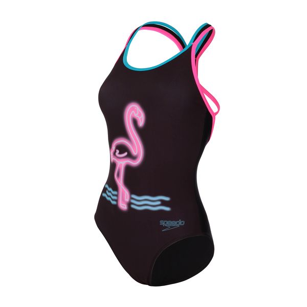 Maiô Stripes Neon - PRETO G