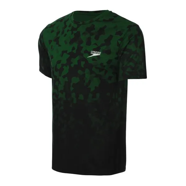 Camiseta masculina Essential Plus Leaf - VERDE SELVA PP