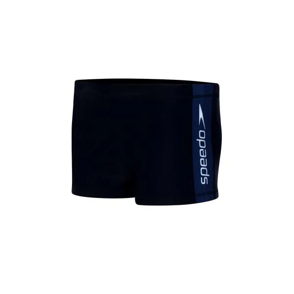 Sunga Masculina Boxer Estampa Lateral - MARINHO PRETO M